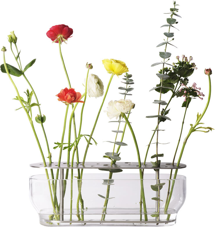 Fritz Hansen Ikebana Vase Long Rustfrit stål