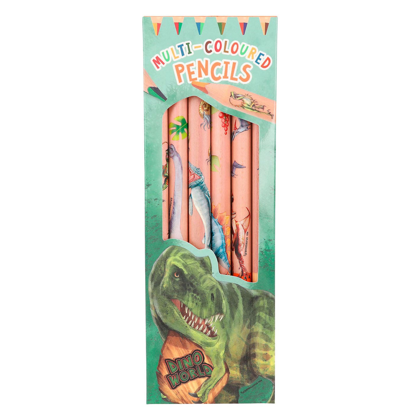 Dino World Kleurpotloden Multicolor