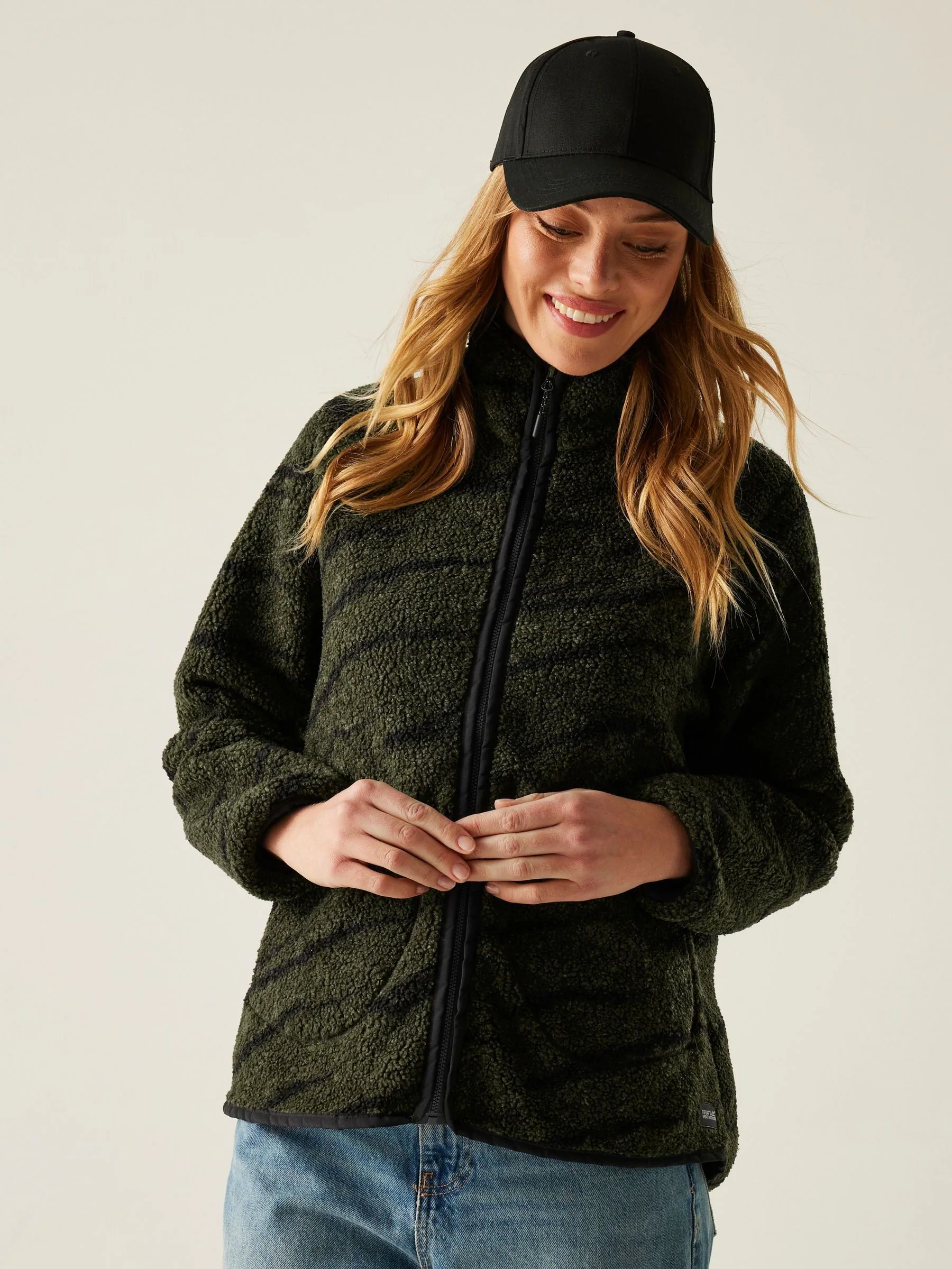 Groen - Regatta Frankie Borg Full Zip Fleece