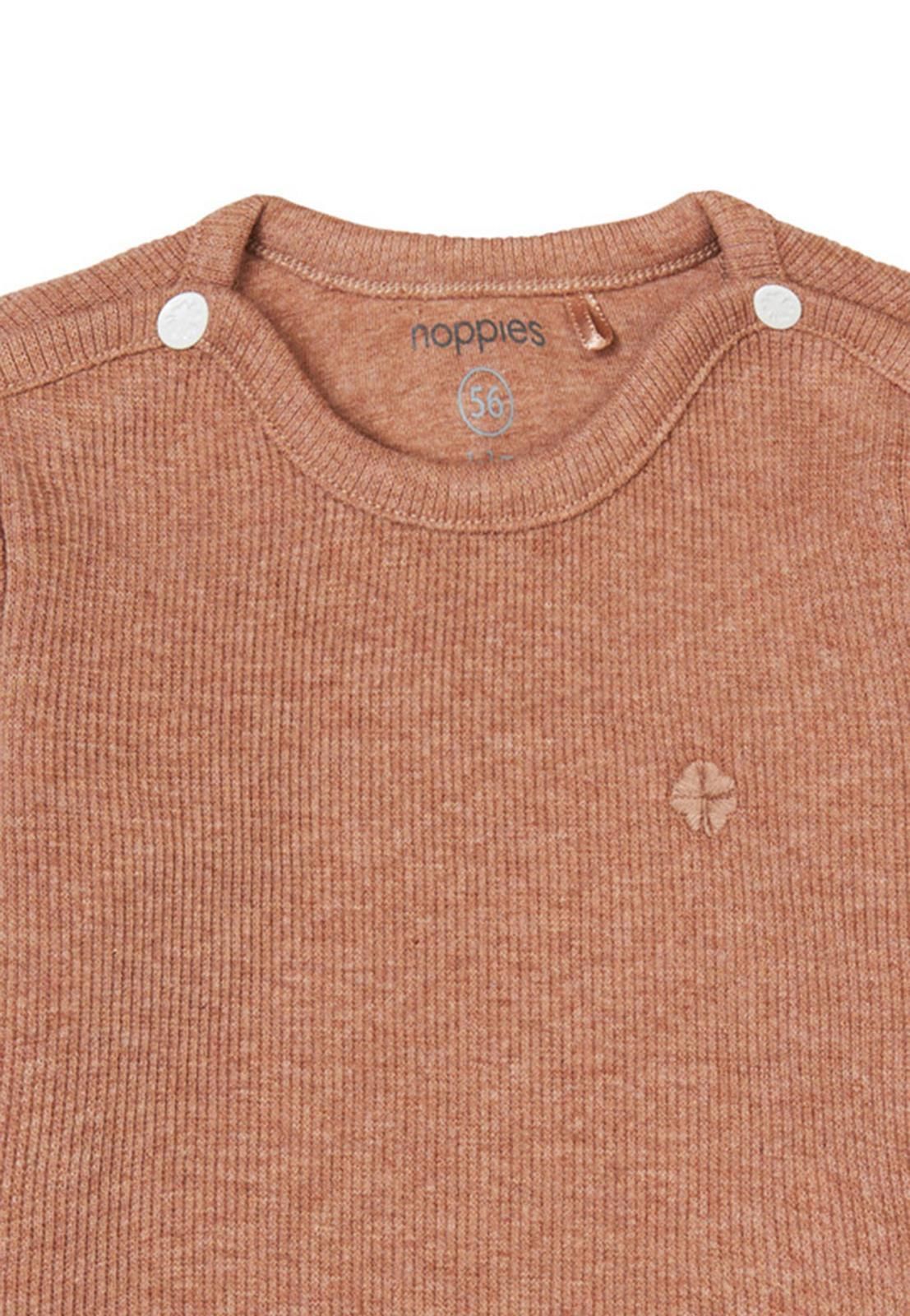 Noppies Newborn Longsleeve Natal - Cafe Au Lait Melange