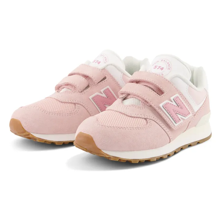 New Balance Baskets Scratchs 574 Suede | Rose pâle