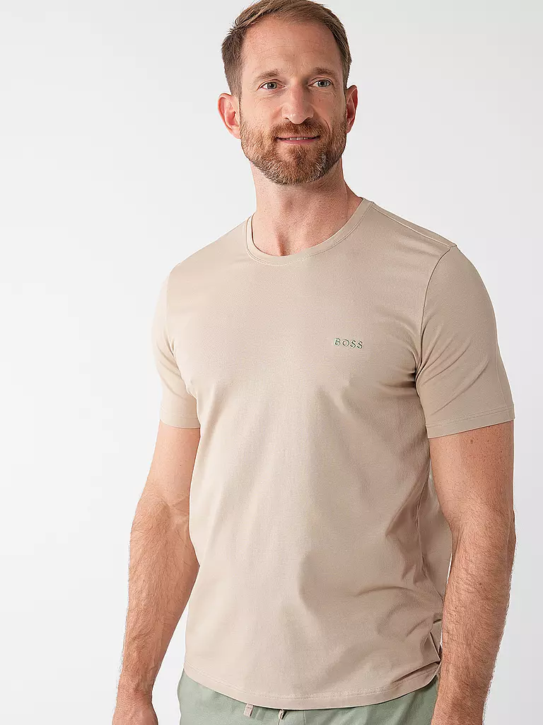 BOSS Loungewear T-Shirt  beige