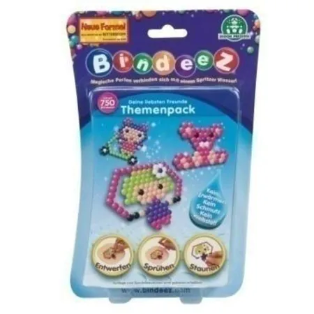 Giochi Preziosi Bindeez Motiv Nachfüllpack mit 750 Perlen, 3-fach sortiert