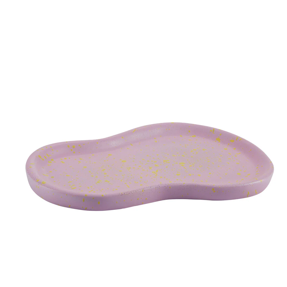 Bahne Interior  Prikket dekorations fad - rosa
