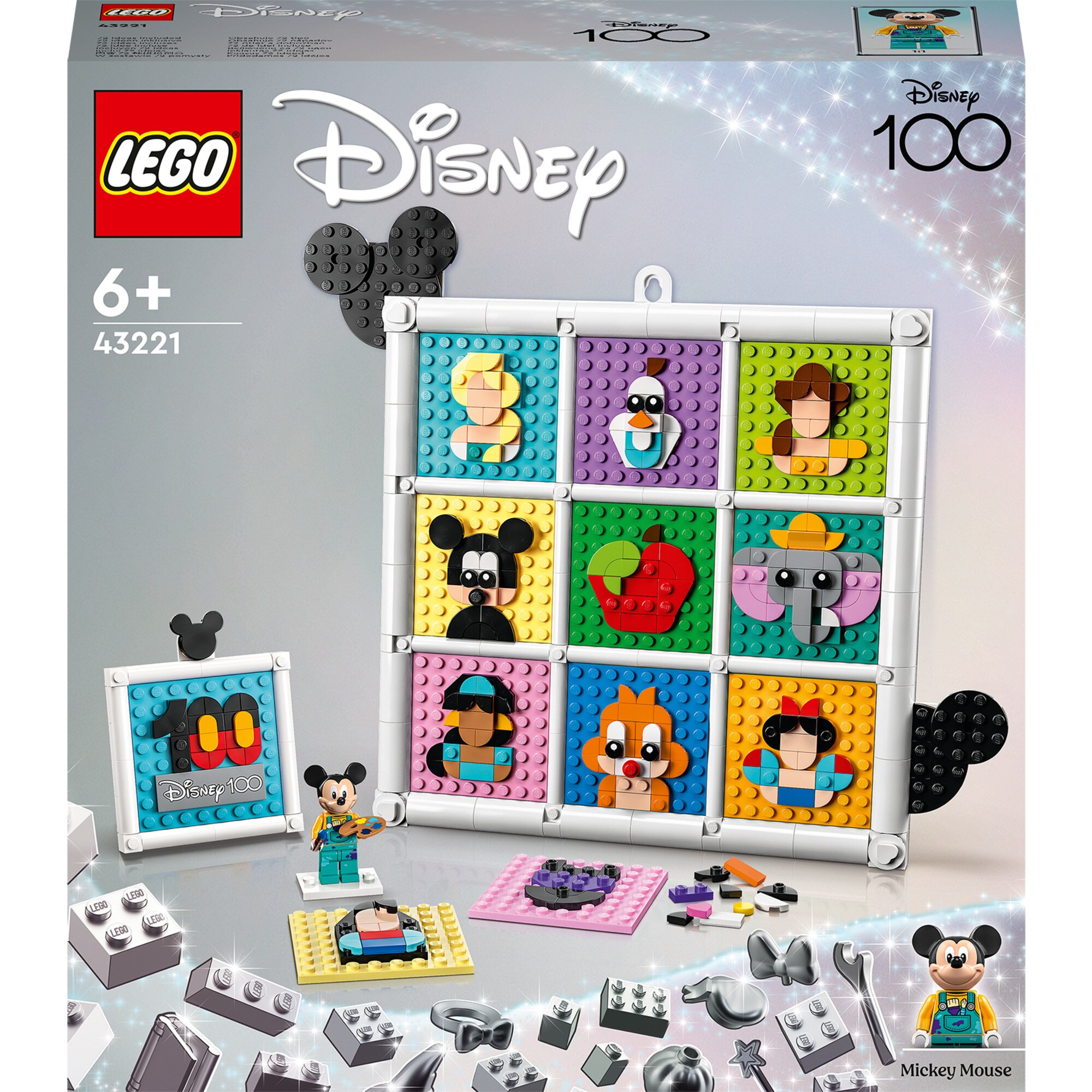 LEGO Konstruktionsspielzeug Disney 100 Jahre Disney Zeichentrickikonen