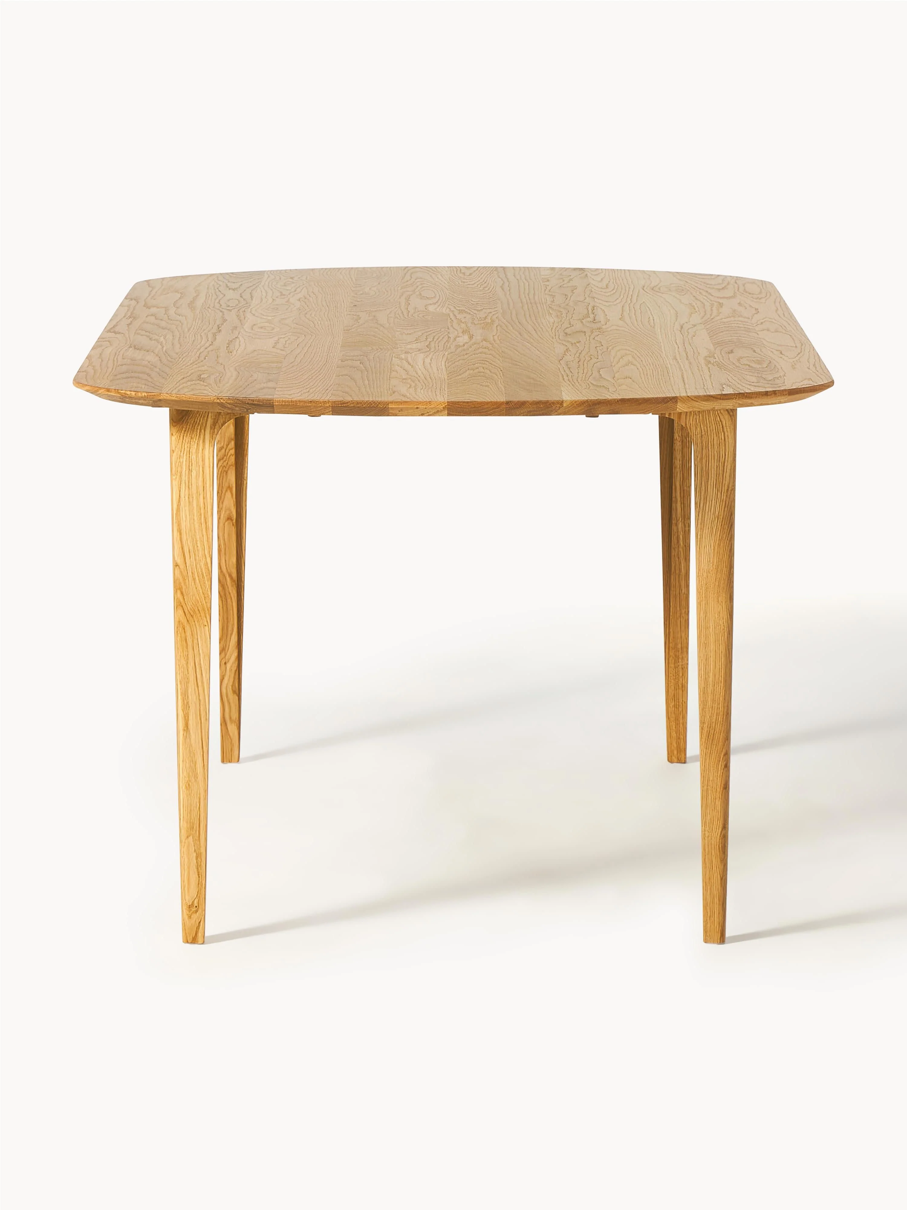 Ovale eettafel Archie van eikenhout, 200 x 100 cm