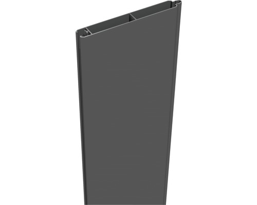 Enkel profiel GroJa Lumino 180 x 15 cm antraciet