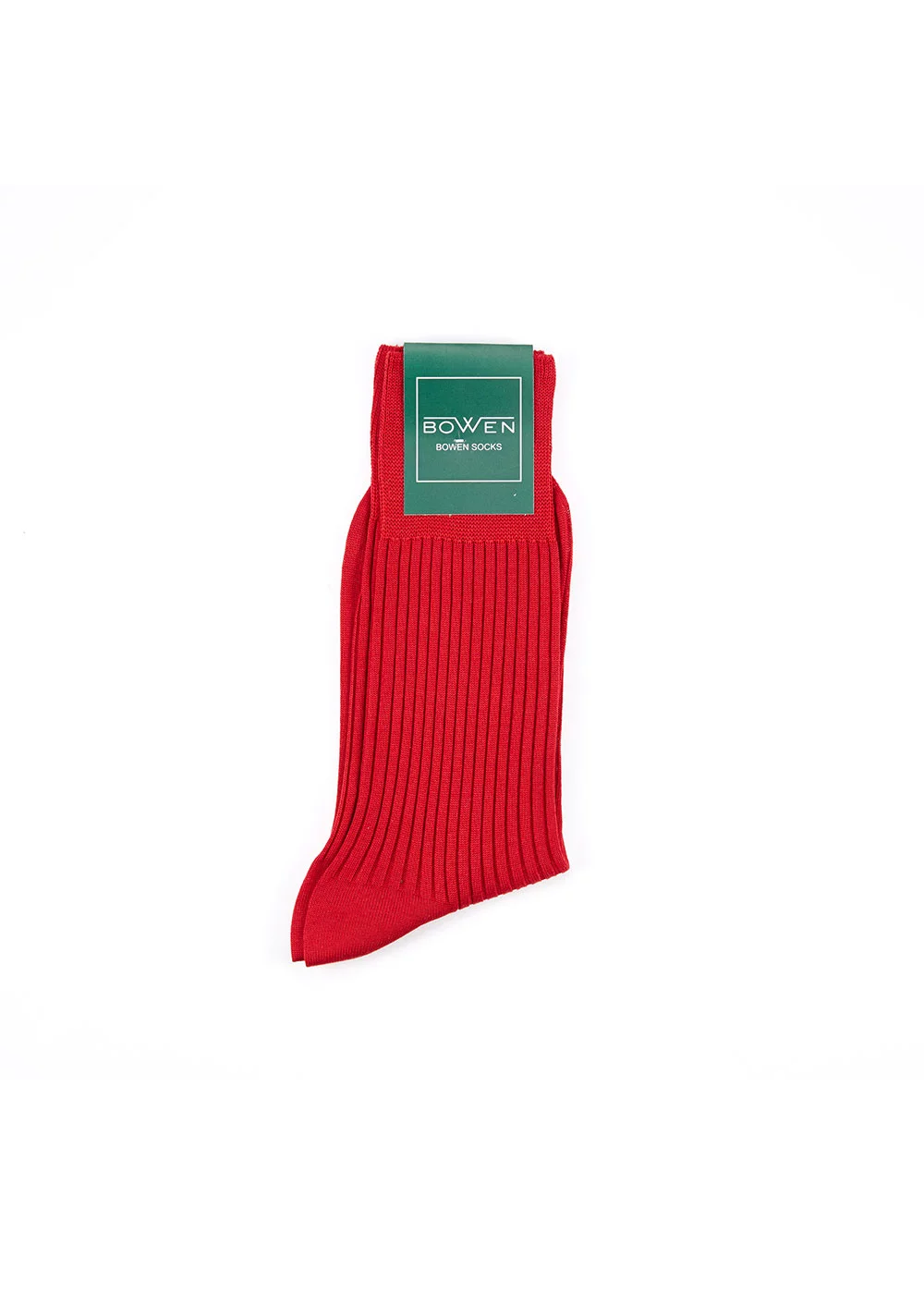 CHAUSSETTES HAUTES COTON ROUGE CARMIN