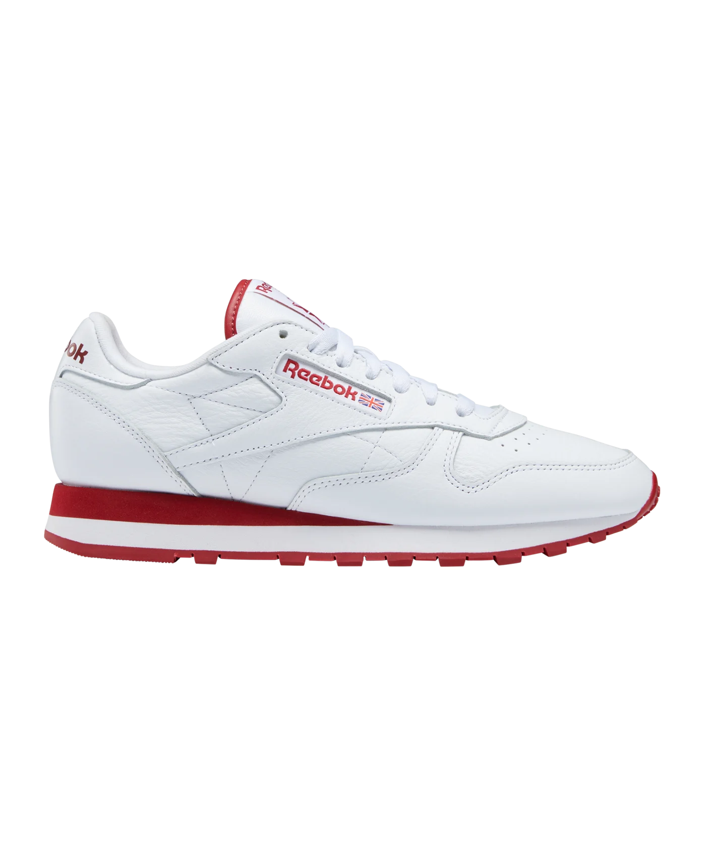 Reebok Classic Leather Weiss Rot