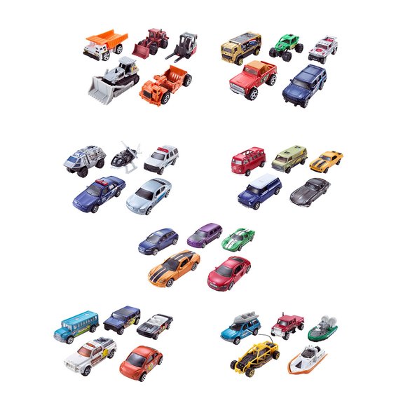 Matchbox - Pack de 5 véhicules 1:64