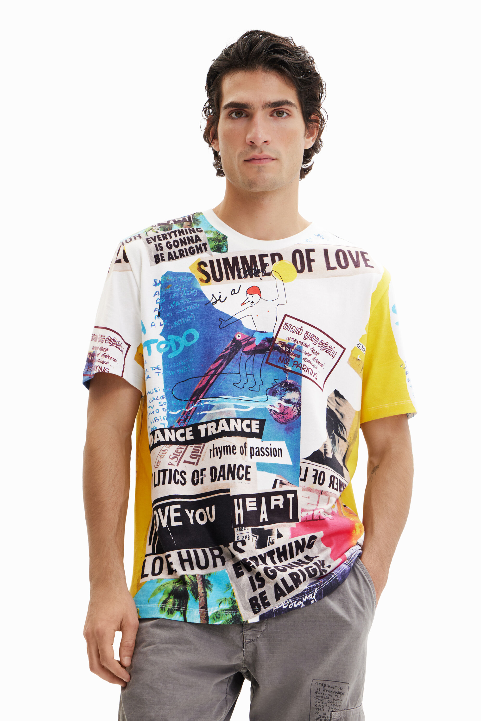 T-shirt manches courtes journal