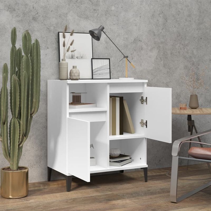 Dressoir - Hout - 4 Vakken - Tijdloos Design