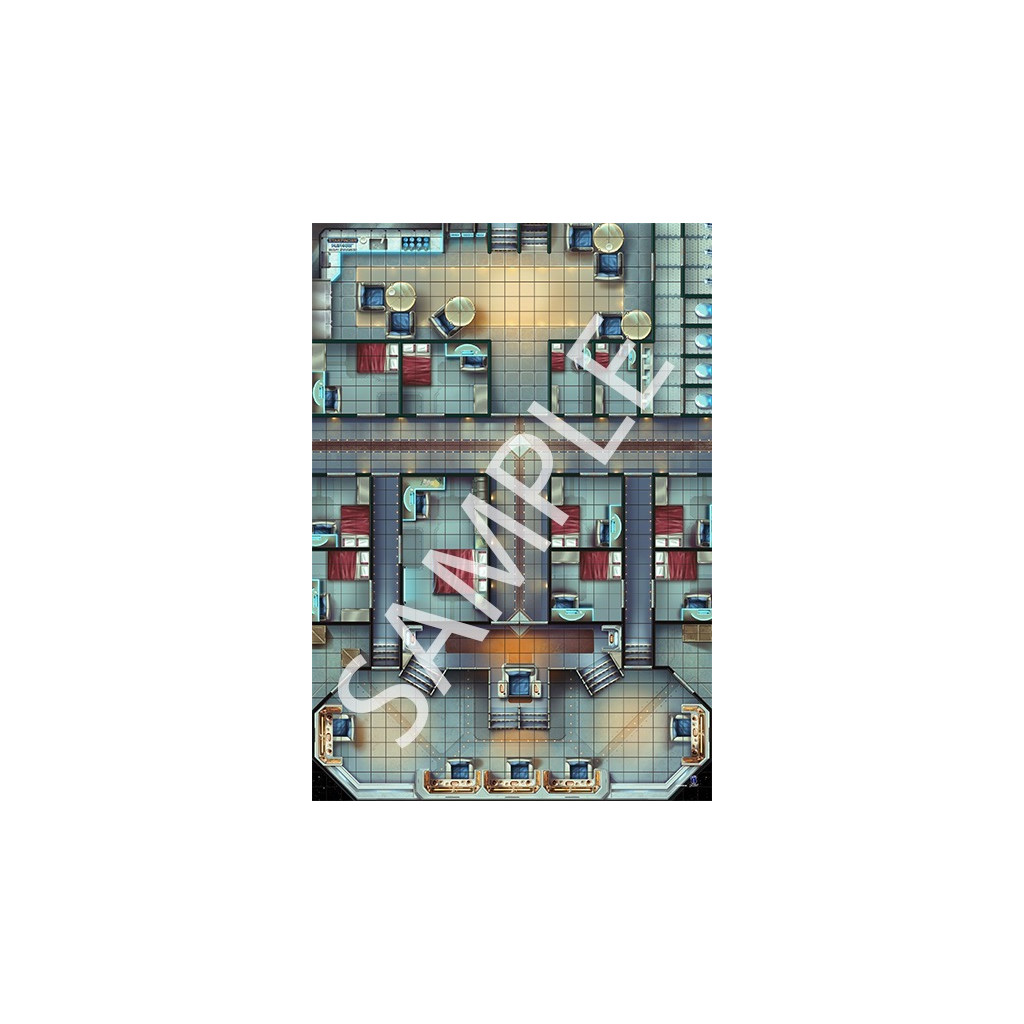 Starfinder Flip-Mat: Giant Starship