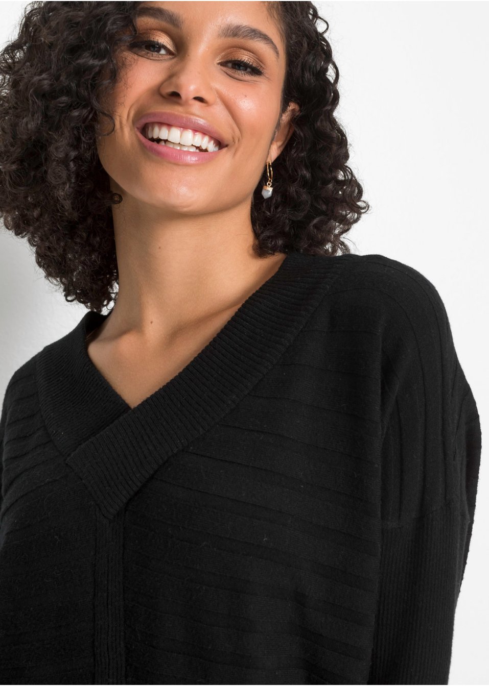 Pull côtelé oversize