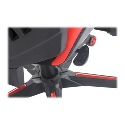 Fauteuil gamer ONLINE - accoudoirs réglables - enceintes intégrées - noir et rouge