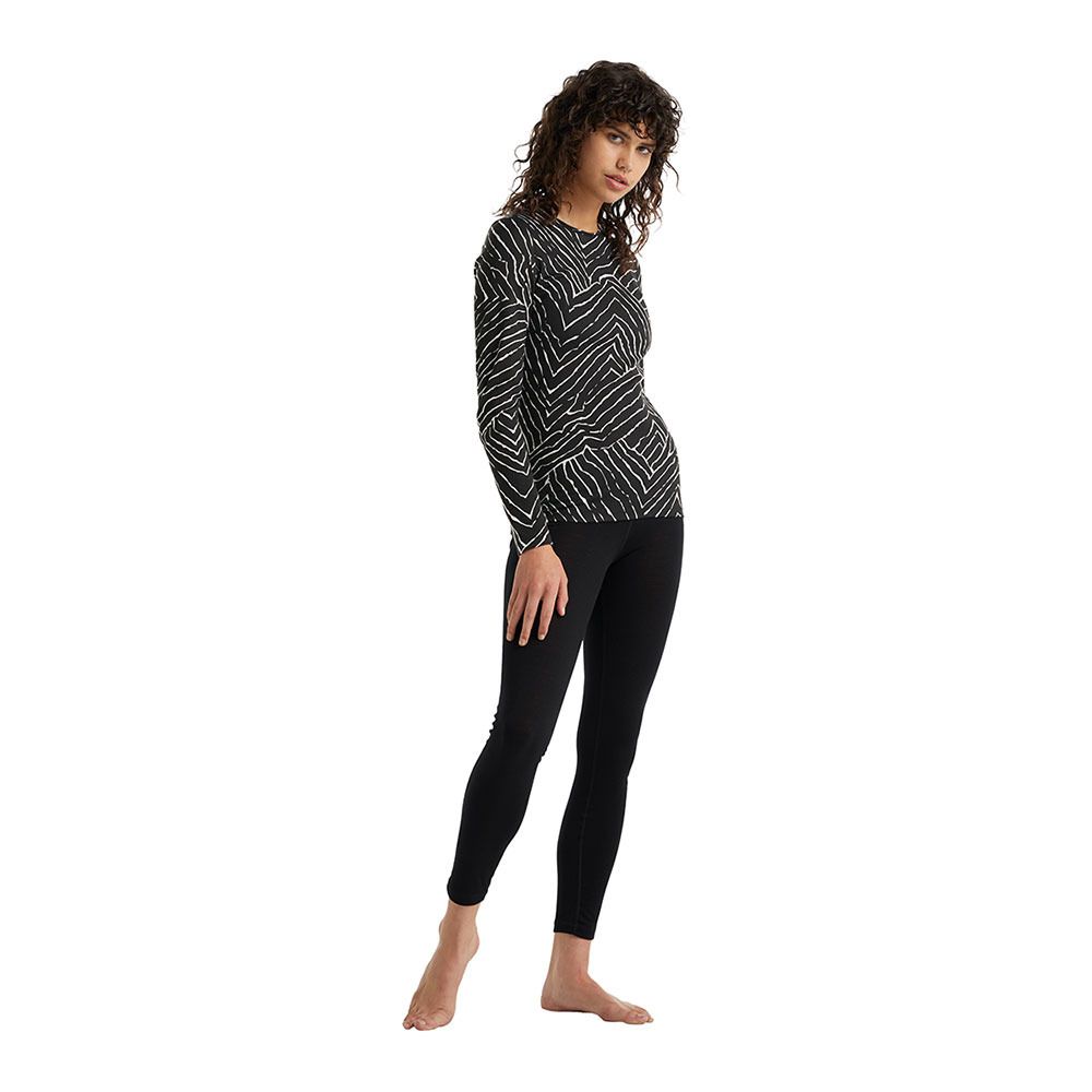 Icebreaker 200 OASIS MERINO - Sous-couche Femme black