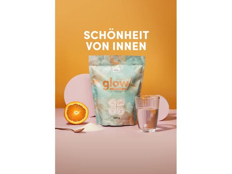 Shape Republic Shape & Glow Kollagenpulver 500 g Kollagen-Pulver für Haut und Haare