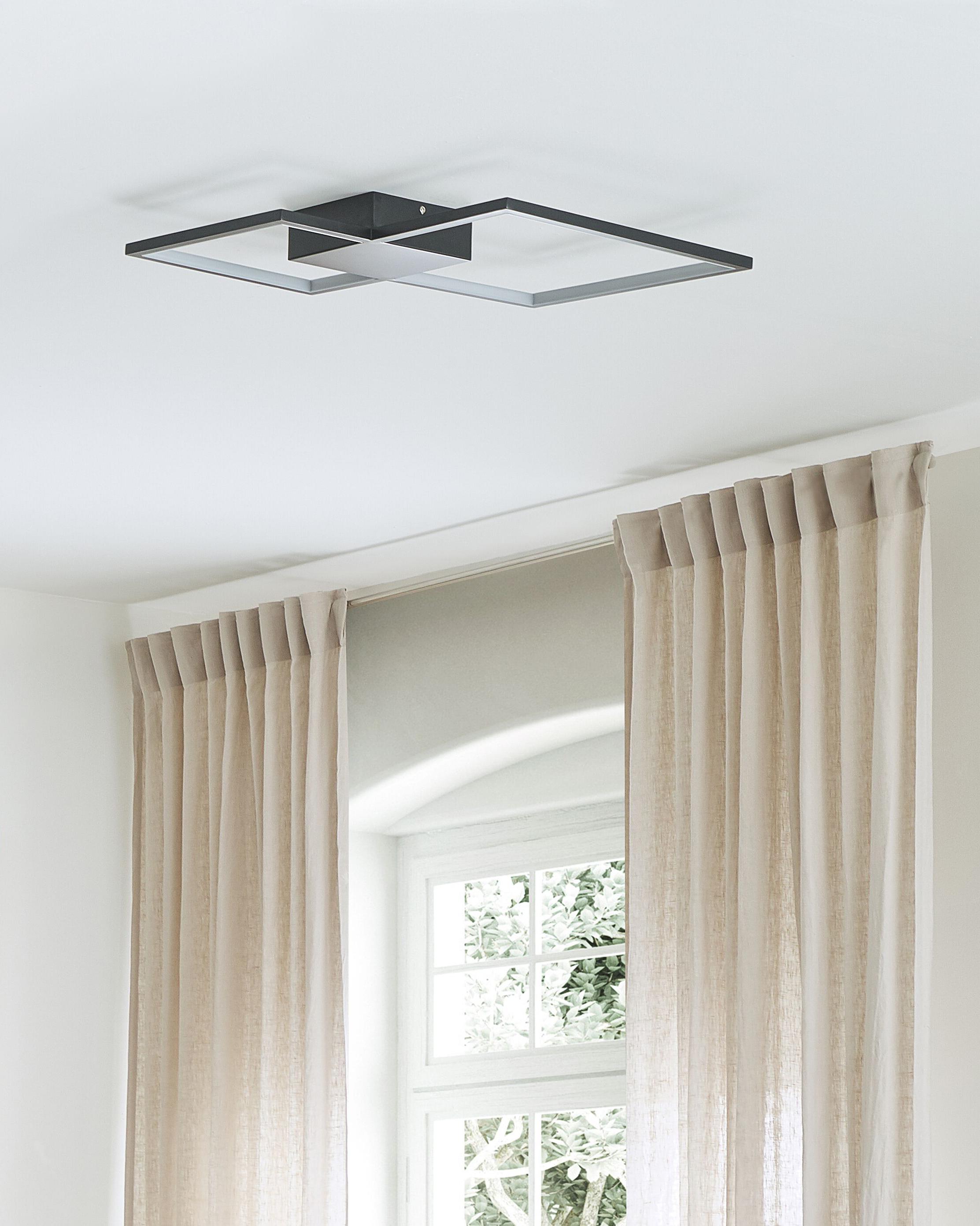 LED plafondlamp OKSU Metaal Zwart