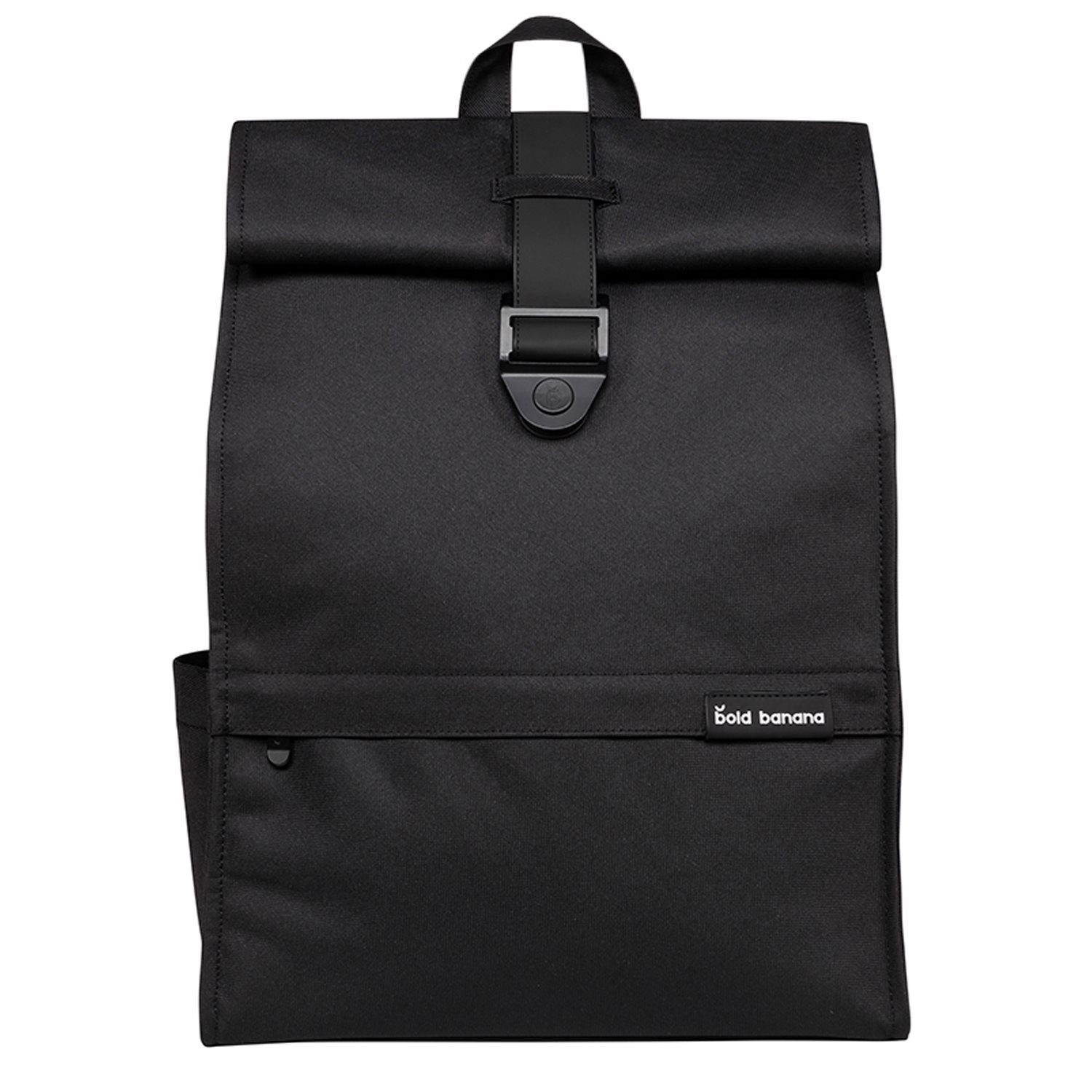 Bold Banana Roll Top Backpack big black