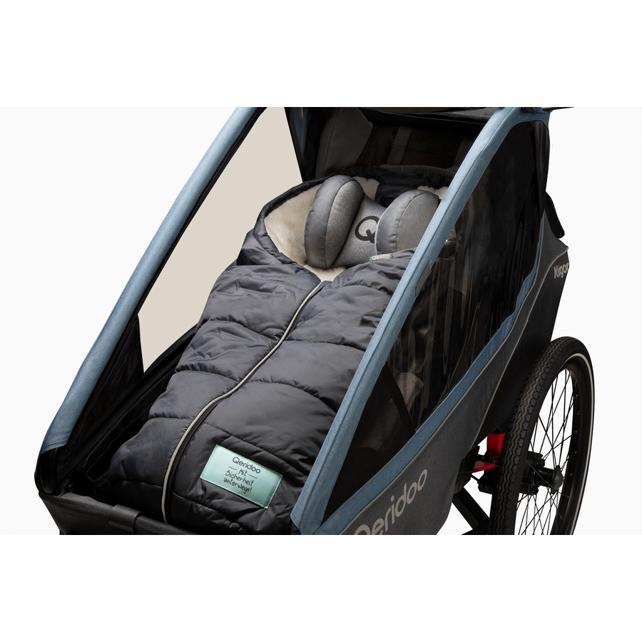 Qeridoo® Fußsäckchen für Fahrradanhänger