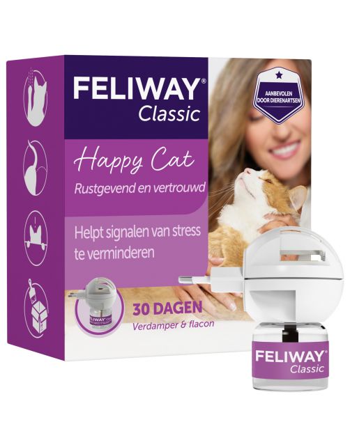 Feliway Anti-Stress Verdamper Kat - Anti stressmiddel - 48 ml 1 Maand