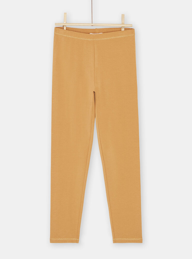 Legging orange fille