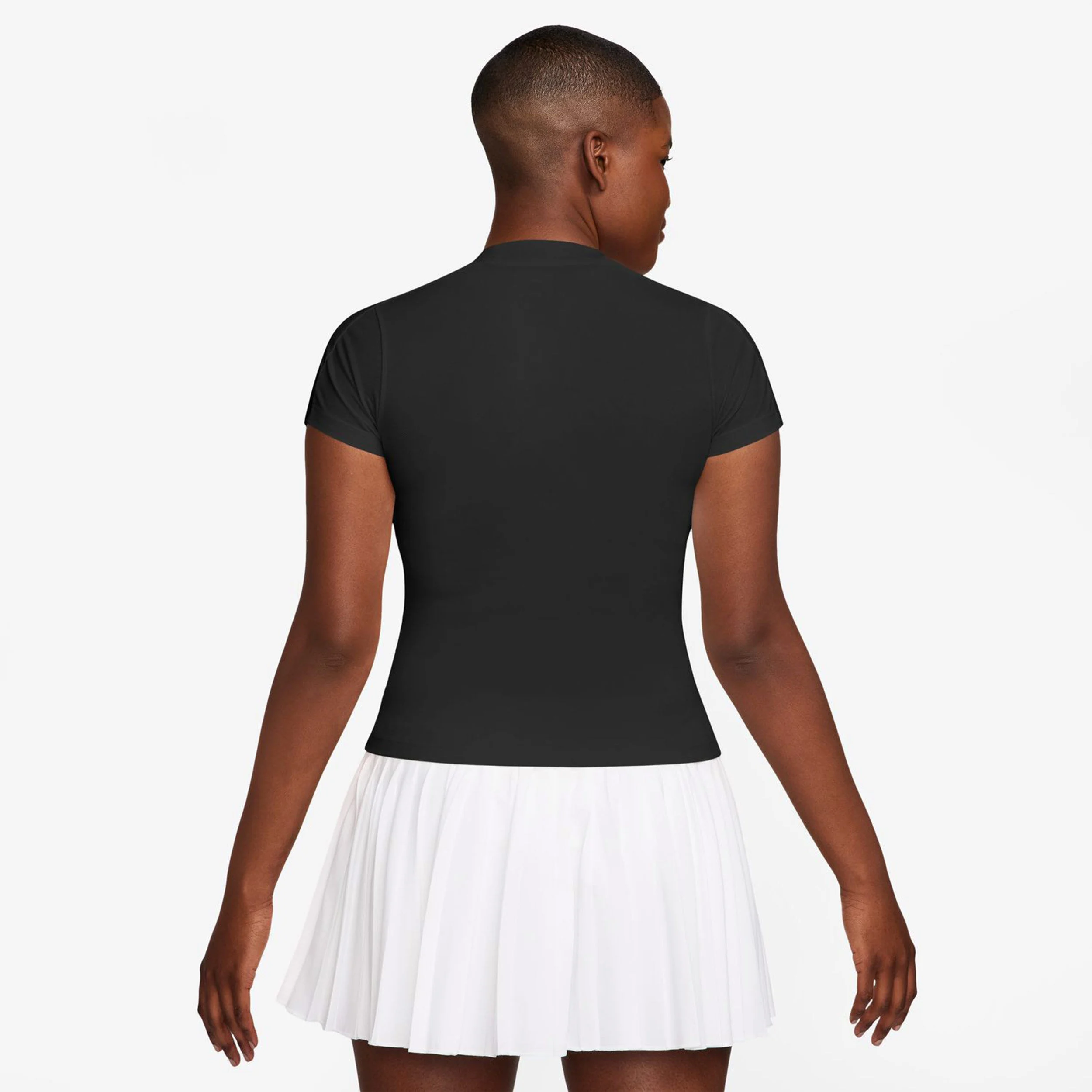Nike Court Dri-Fit Advantage T-shirt Femmes - Noir