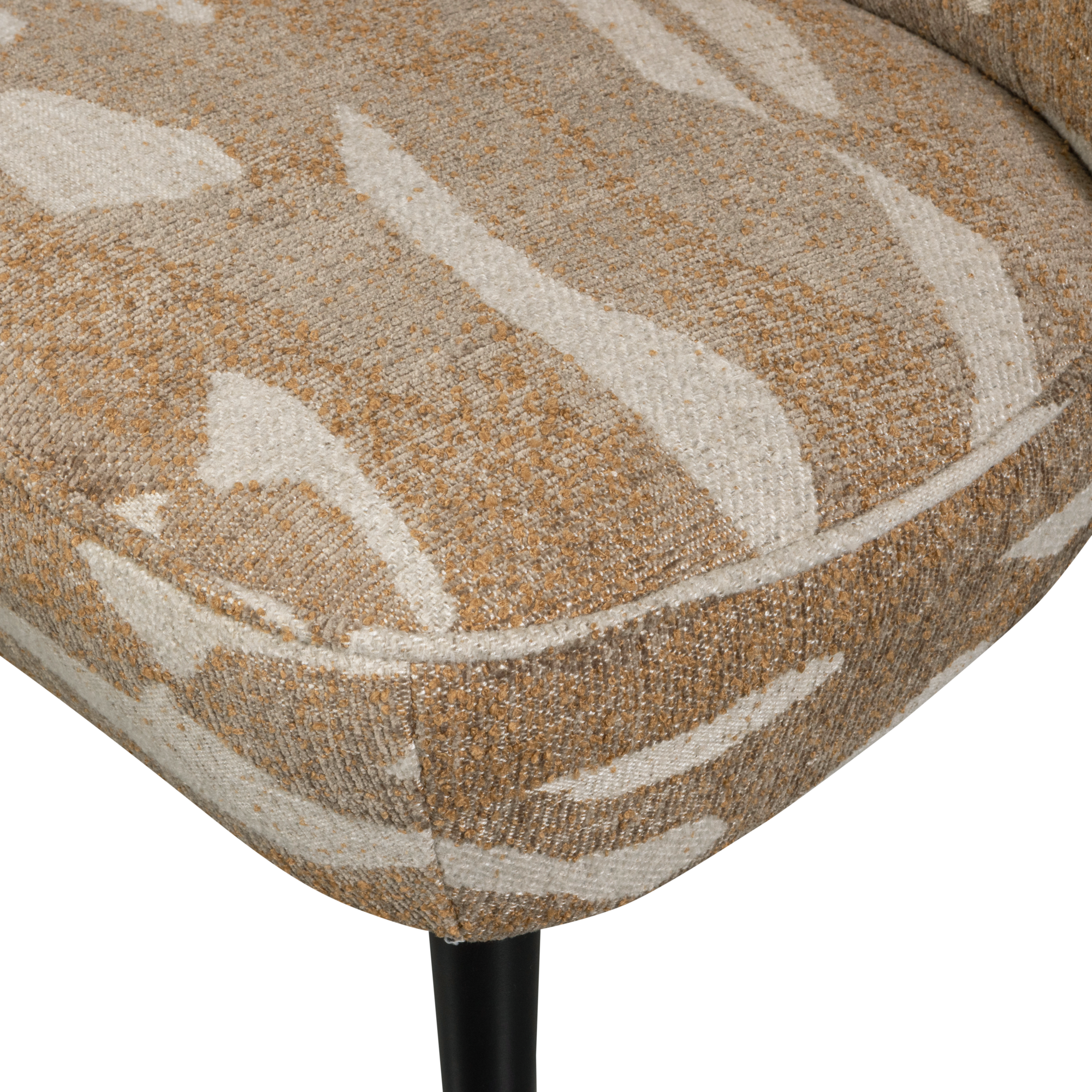 Fauteuil Sara Sara Fauteuil - Geweven Stof - Camouflage Dessin - Zand