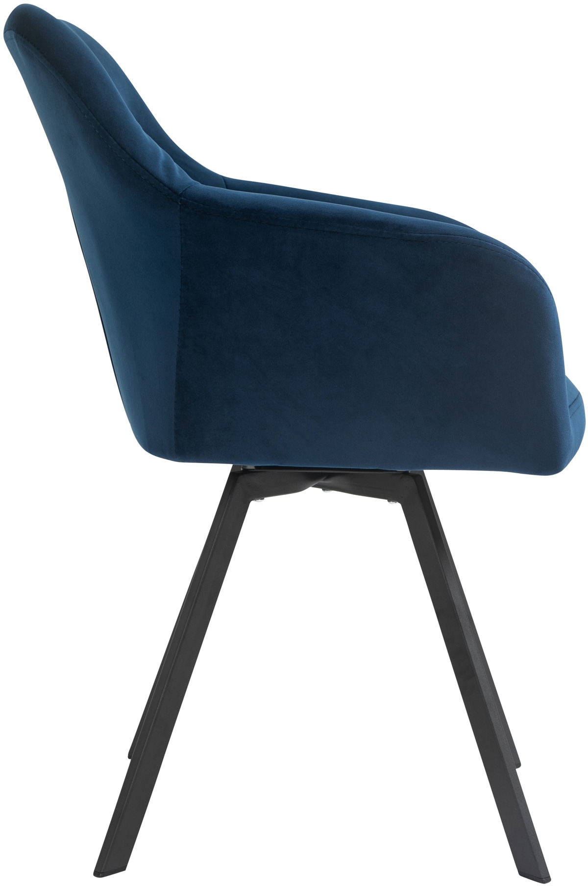 SalesFever Essgruppe »Stilvolle Essgruppe« Set, 5 Stk. tlg. 5-teilige Sitzgruppe mit 360° Drehplatte und echter Baumkante