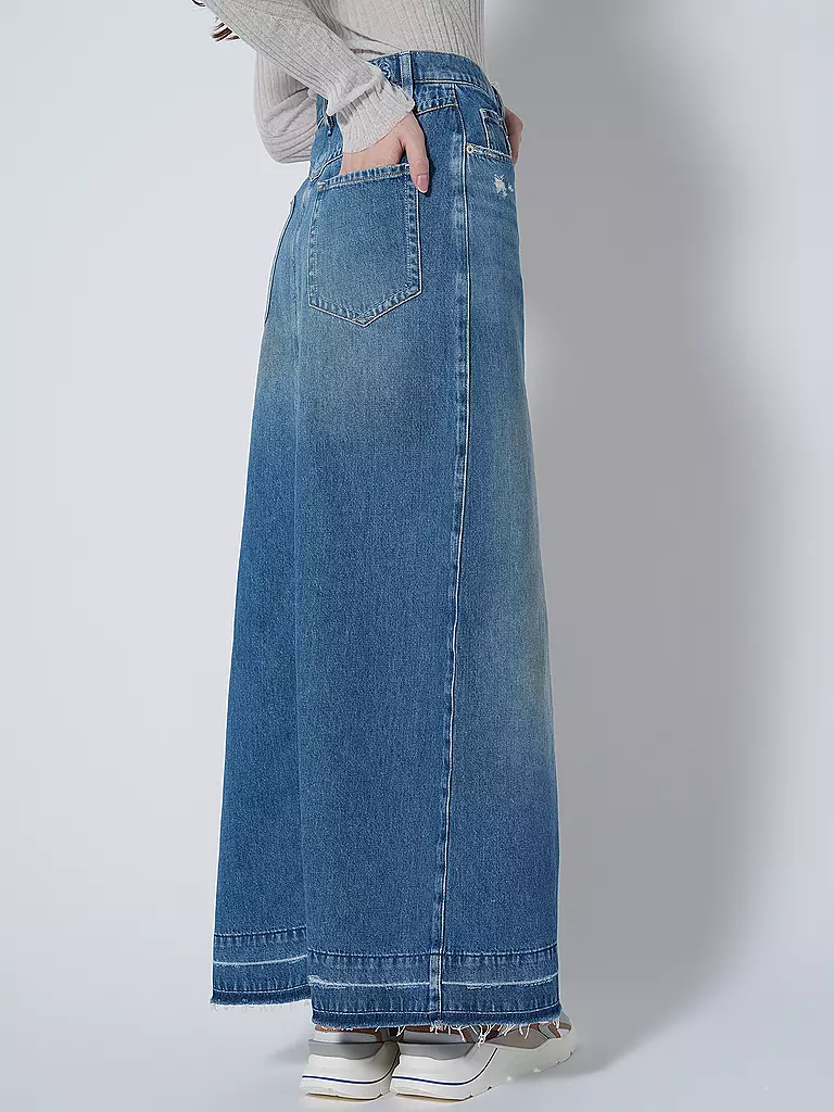 BOSS Jeansrock blau