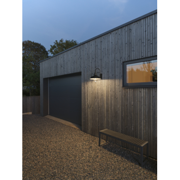 Konstsmide wandlamp Trapani matzwart