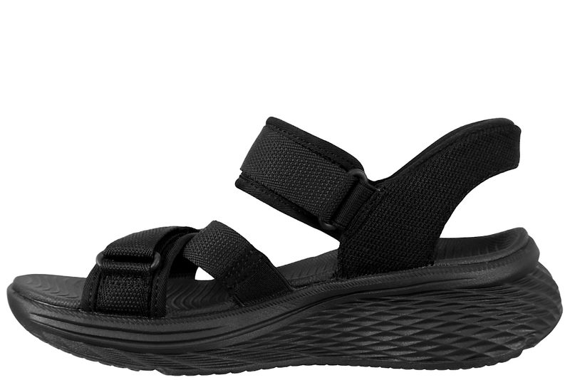 SKECHERS MAX CUSHIONING ELITE 2.0 SANDAL - ZOE BLACK SLIP-INS