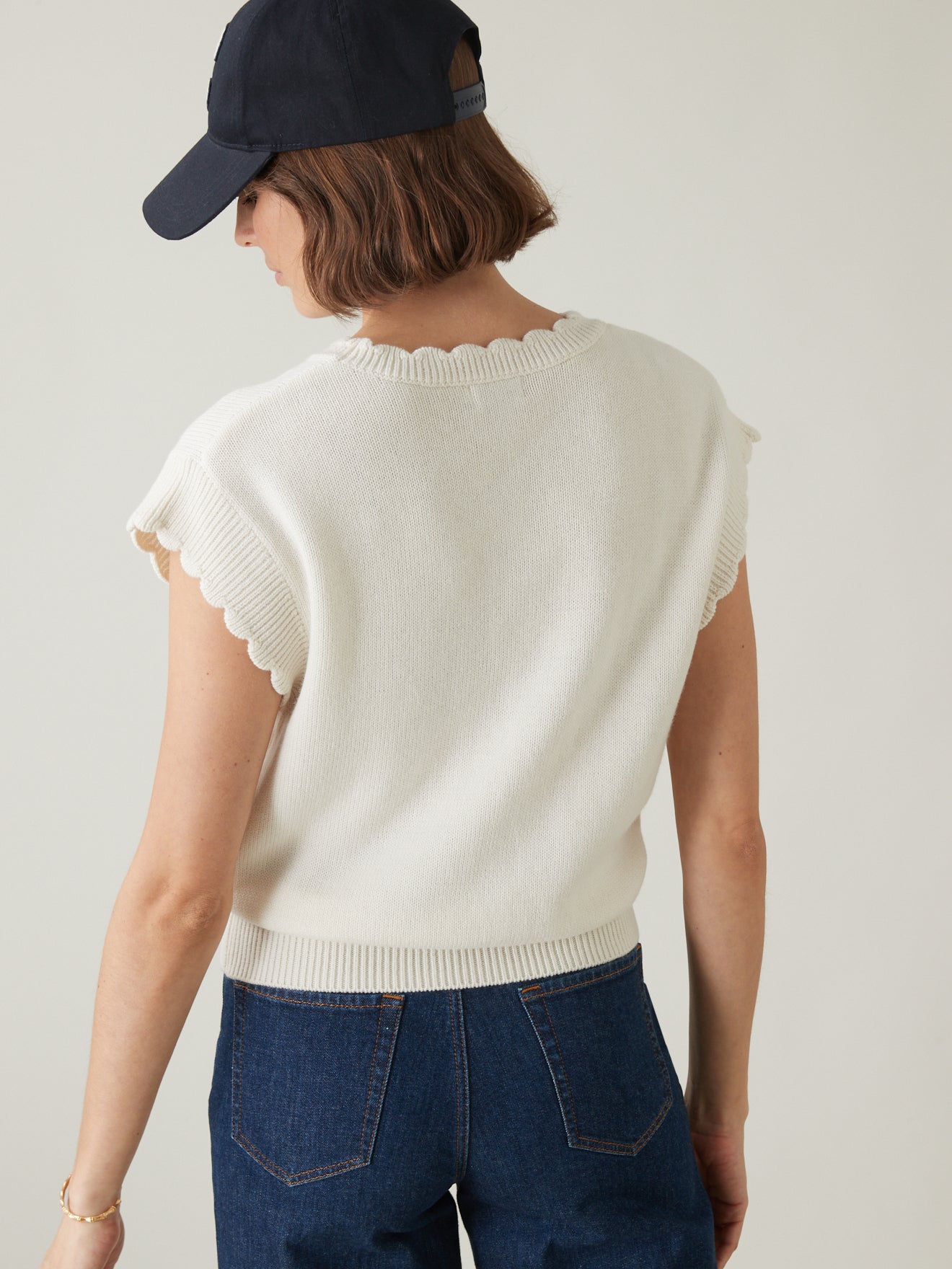 Pull sans manches femme