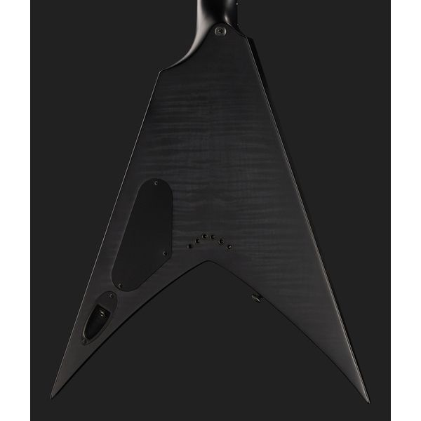 Solar Guitars V2.6FBB Baritone Flame Black