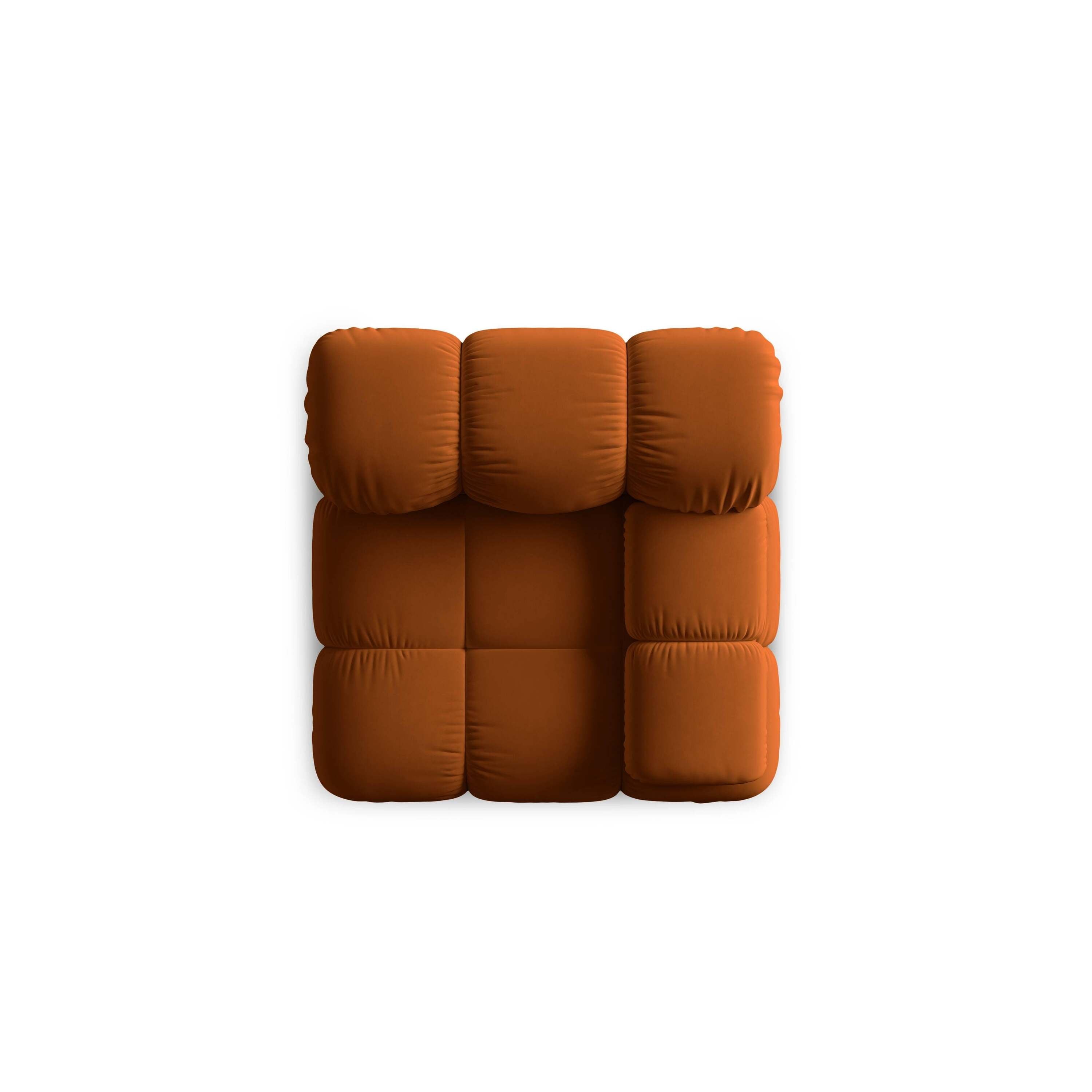 Milo Casa Tropea Modulair Bank Element - Hoek  Rechts - Terracotta