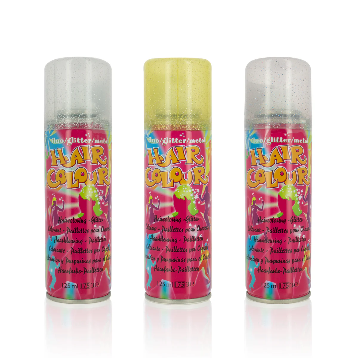 Spray à paillettes pour cheveux 125ml