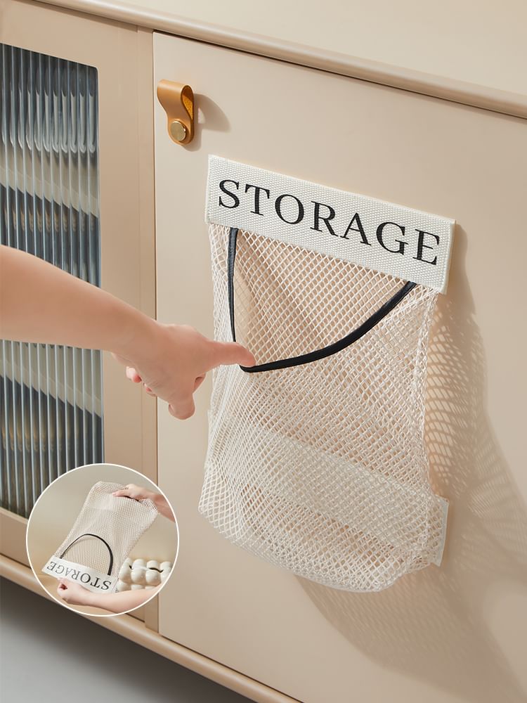 Worthbuy - Print Zelfklevende Mesh Hangende Organizer vard