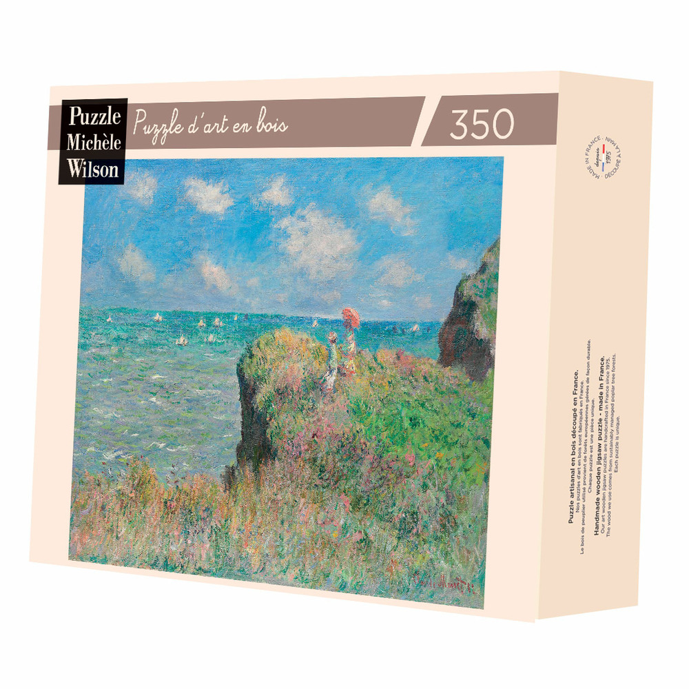 Promenade sur la falaise de monet