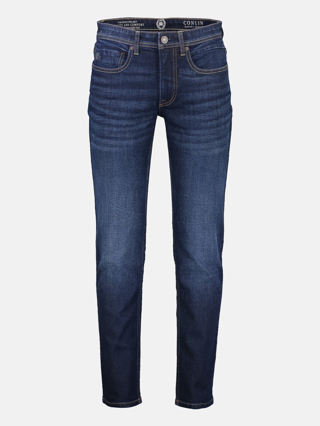 CONLIN 5-Pocket Stretch-Denim, SLIM FIT , blue