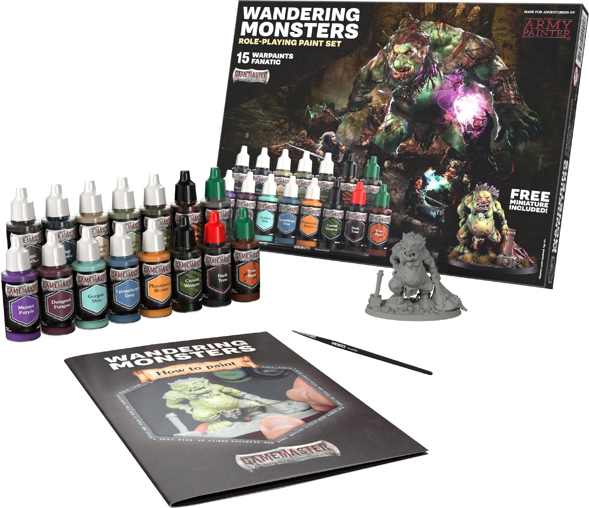 The Army Painter  GameMaster: Wandering Monsters Role-Playing Paint Set    Kreatives Paint Set für Monster-Miniaturen & RPGs