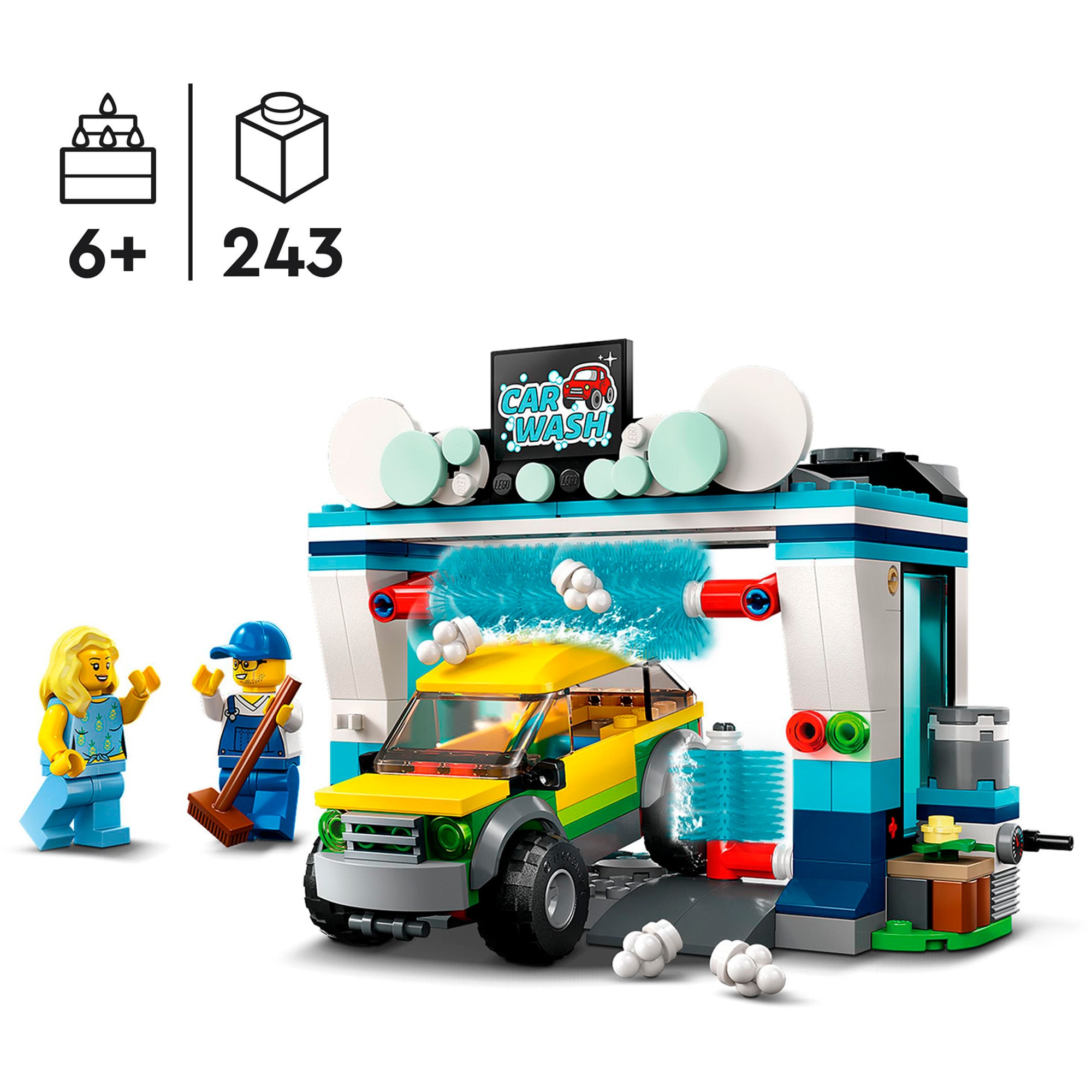 LEGO Konstruktionsspielzeug City Autowaschanlage