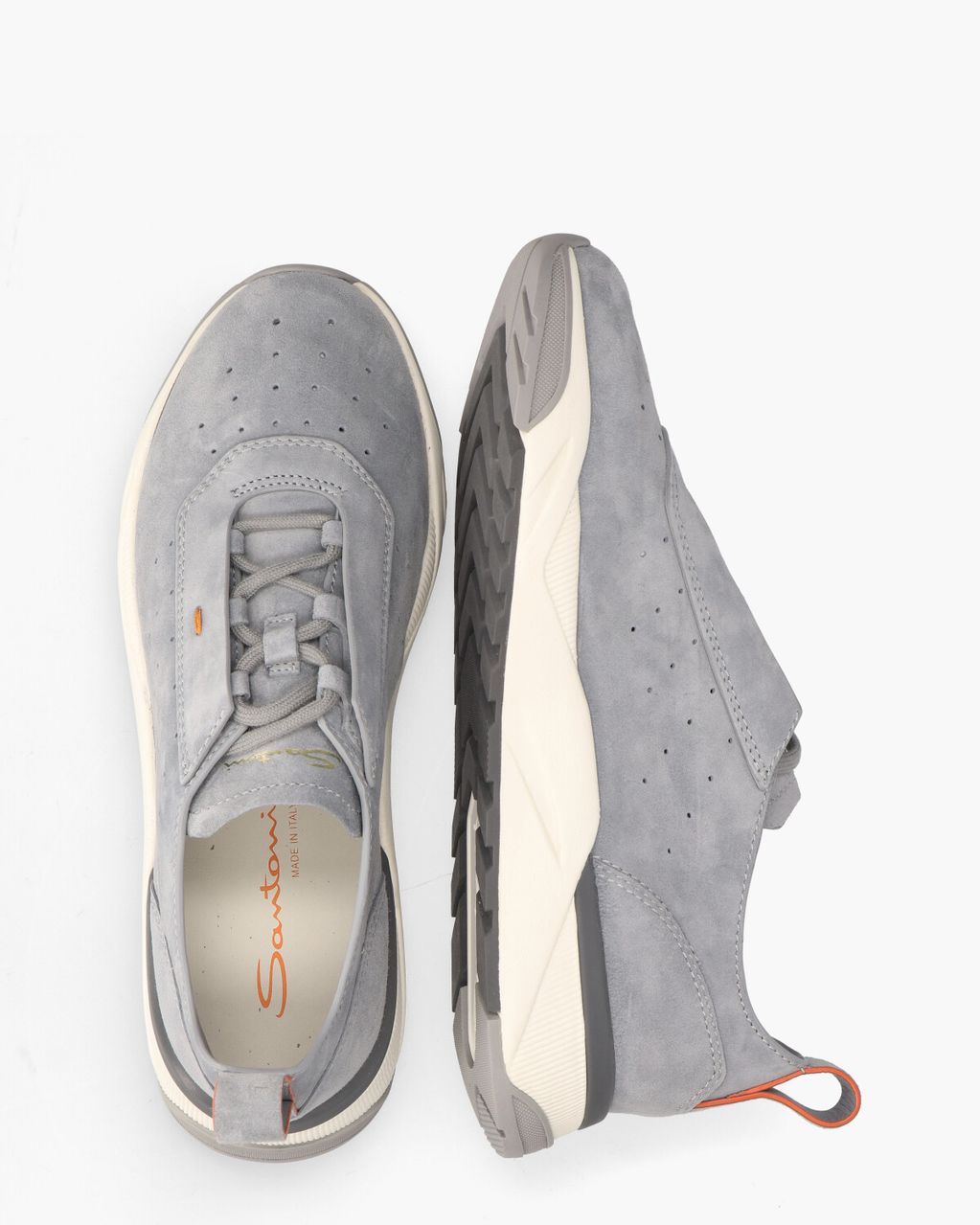 Santoni 22032 Grijs Herensneakers