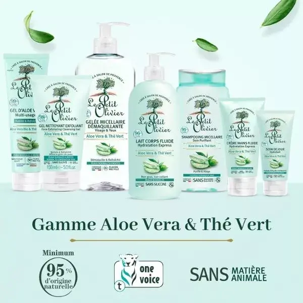 Le Petit Olivier - Geleia de Limpeza Micelar - Aloé Vera Chá Verde 400ml