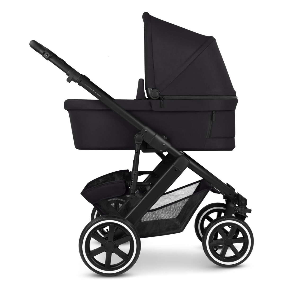 ABC Design GmbH ABC Design Kombi-Kinderwagen Salsa 5 Air Set inkl. Adapter für Babyschale + Nuna Babyschale Pipa Next i-Size Caviar Kollektion 2024 mit Nuna Base Next