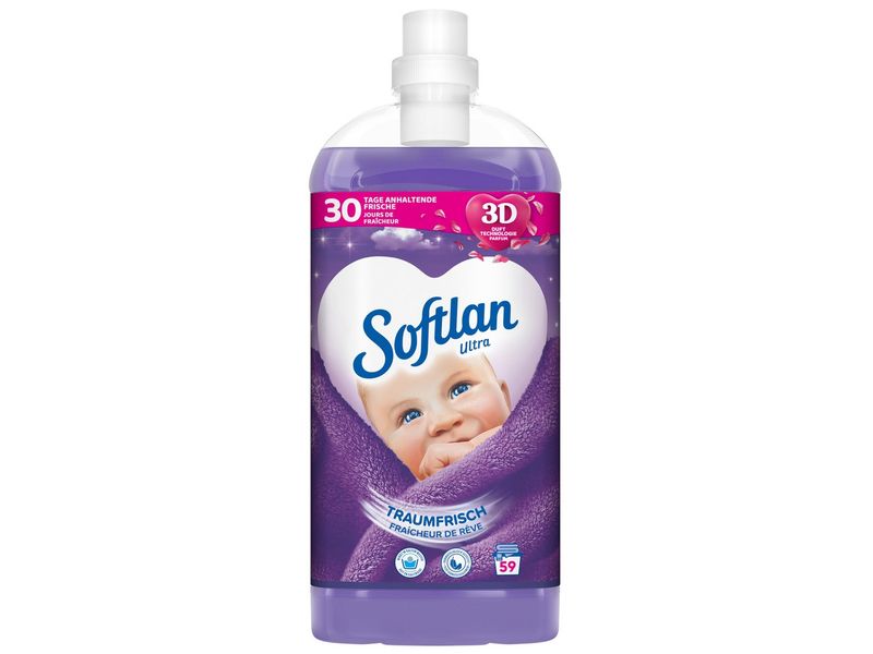 Softlan Weichspüler Ultra Traumfrisch 1.3 l Hochwertiger Flüssig-Weichspüler