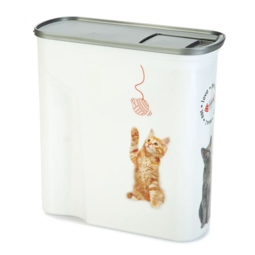 Porta-combustíveis fotográfico para gatos, branco