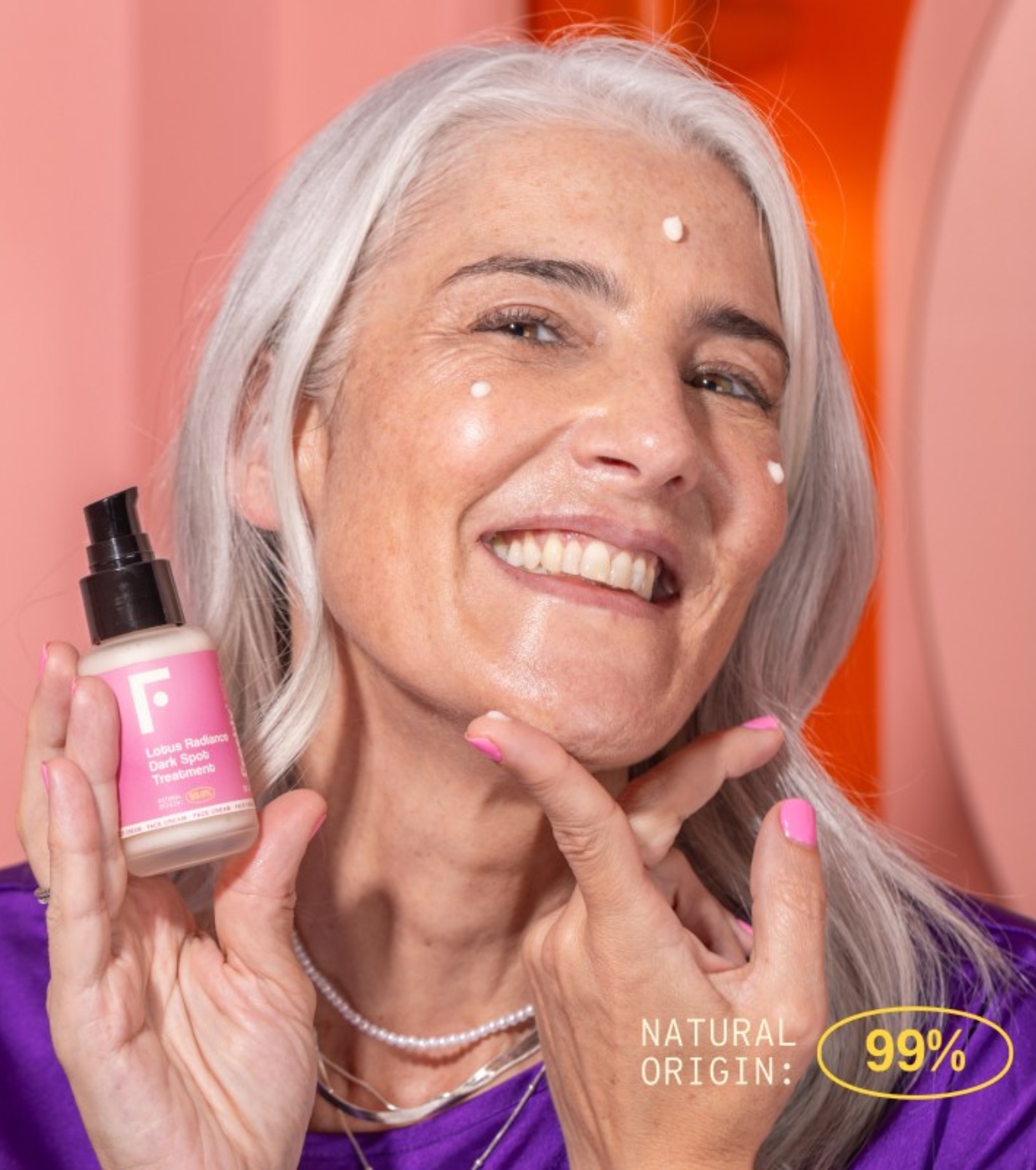 Freshly Cosmetics - Creme facial despigmentante Lotus Radiance Dark Spot Treatment