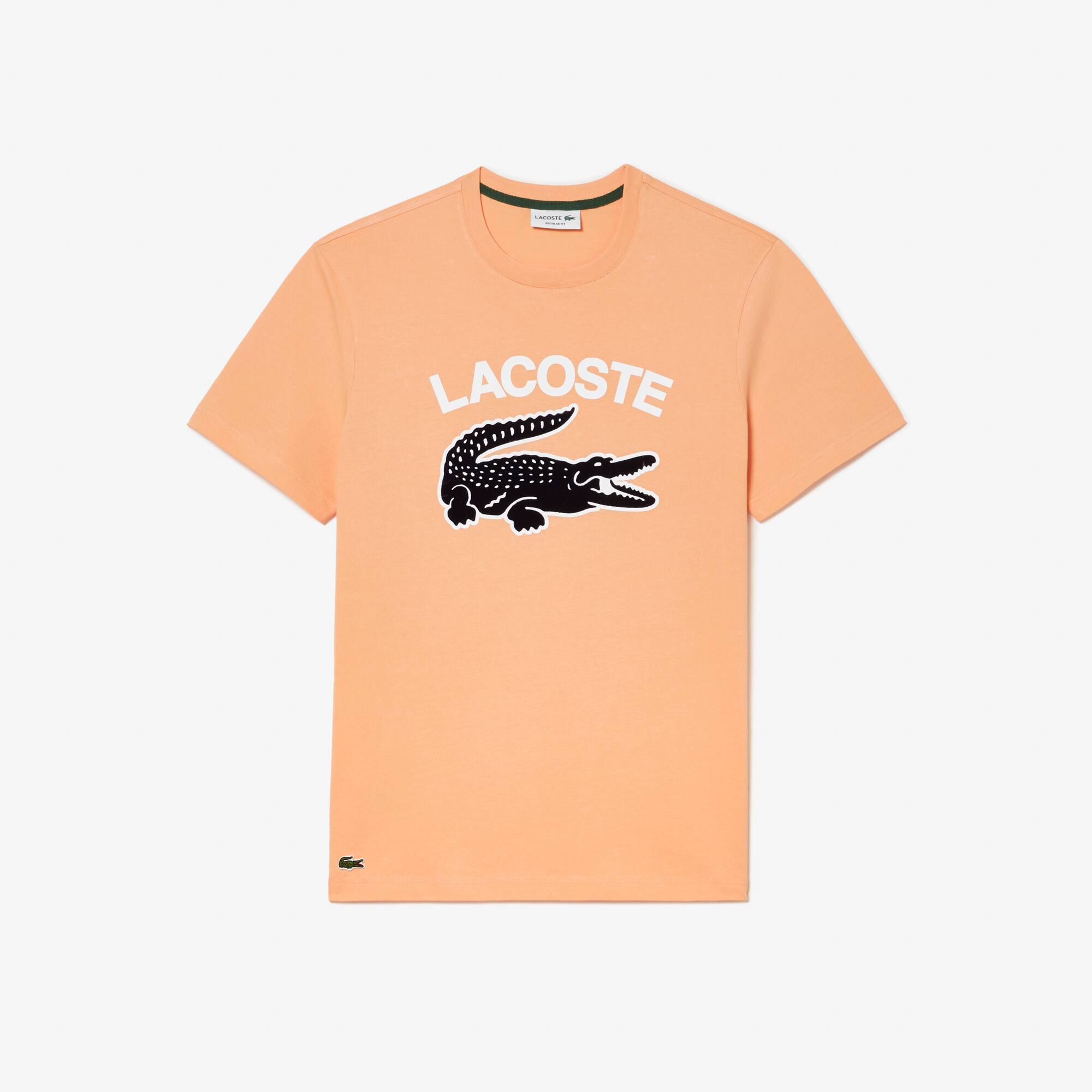 Herren LACOSTE T-Shirt mit XL-Krokodilaufdruck T-Shirts - Orange - Lacoste - Herren