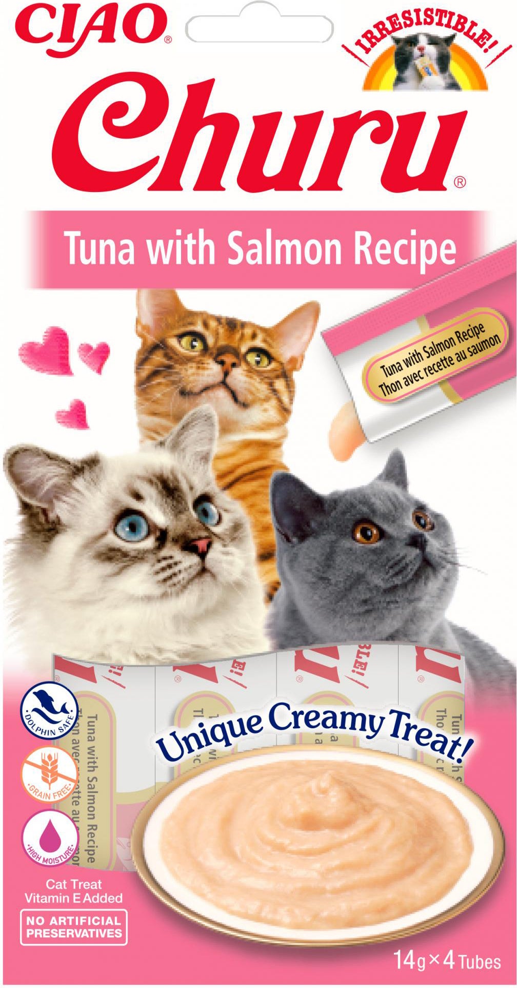Inaba natvoer Churu tonijn / zalm 14 gram 4 stuks