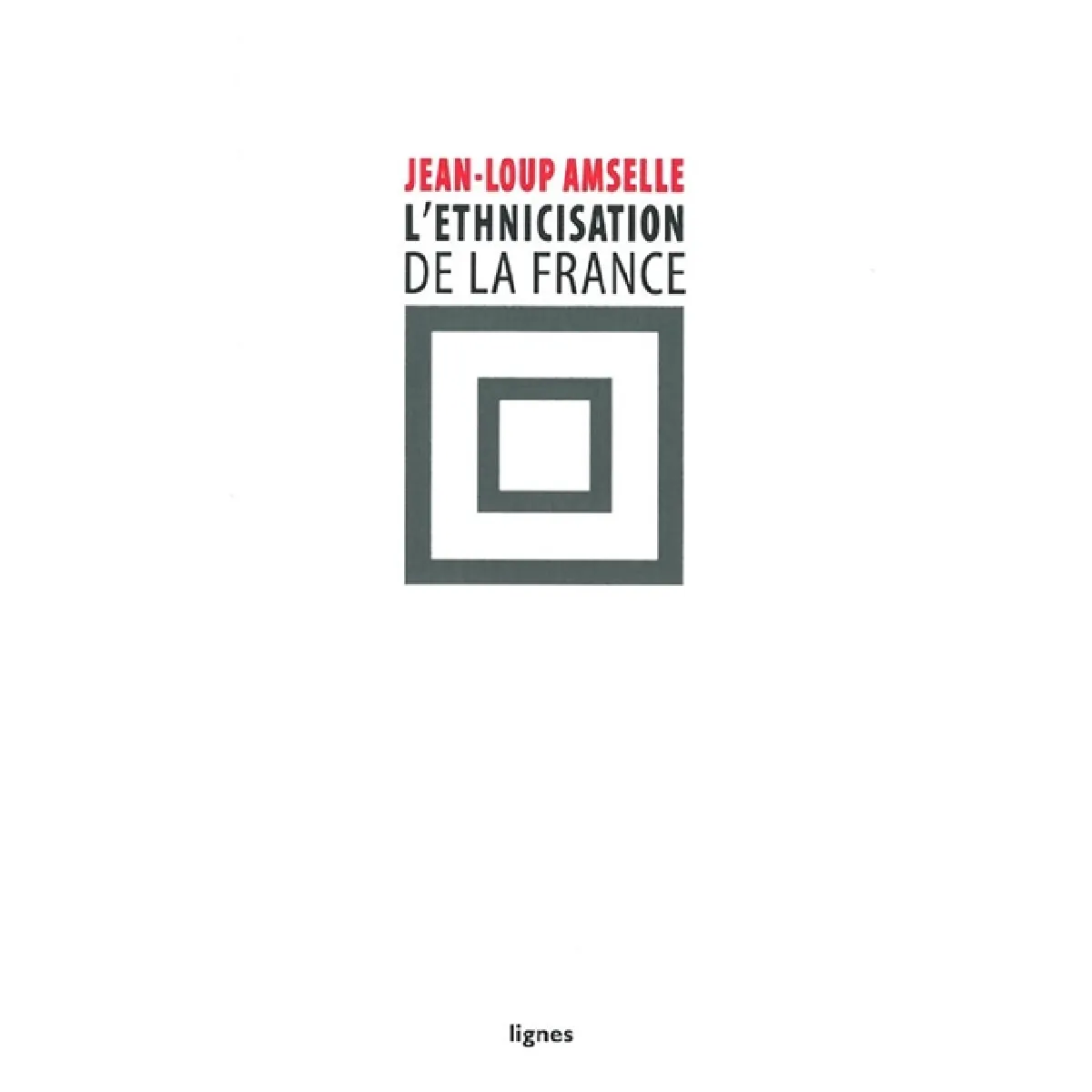 L'ethnicisation de la France · Occasion